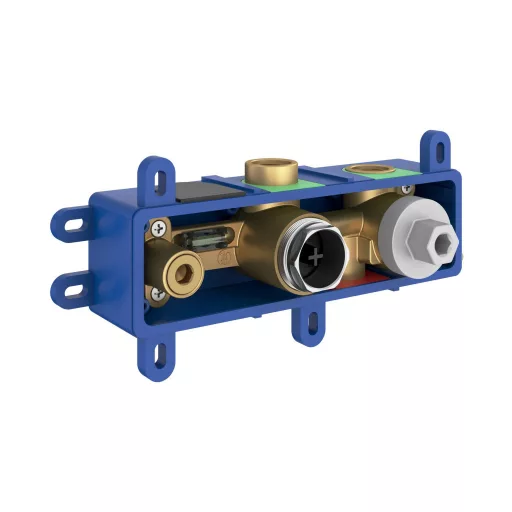 Espirit falba süllyesztett csaptelep szettel, háromutas, belső egység nélkül ES 068.60GLB.O3.RB07D.+S, gold