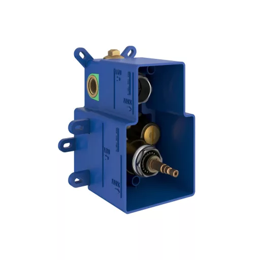 Espirit falba süllyesztett termosztátos csaptelep, kétutas, beslő egység nélkül ES 063.60GLB.O2.RB07C, gold