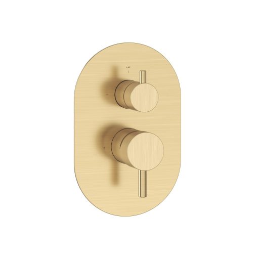 Espirit falba süllyesztett csaptelep, kétutas, belső egység nélkül ES 065.60GLB.O2.RB07E, gold