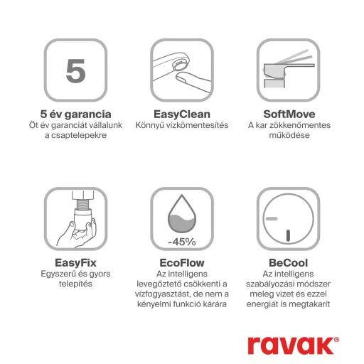 Espirit álló mosdócsaptelep BeCool 250 mm leeresztő nélkül ES 014.61GLB, gold