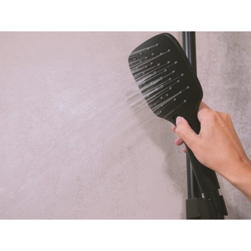 10° Free zuhanyoszlop nem termosztatikus, zuhanyszettel TD F 098.20BLM, matt fekete