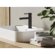   Nox mosdócsaptelep 190 mm, lefolyó nélkül NX 014.20BLM, matt fekete