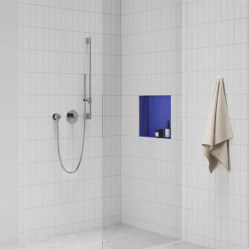 Fali zuhany csatlakozó 701.00CR, króm