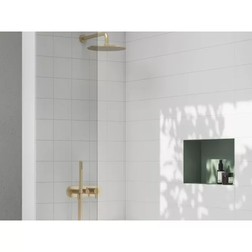 Esőztető zuhanyfej köralakú, 250 mm 980.60GLB, gold