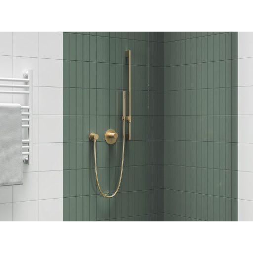 Zuhanygégecső 150 cm, műanyag 913.60GLB, gold