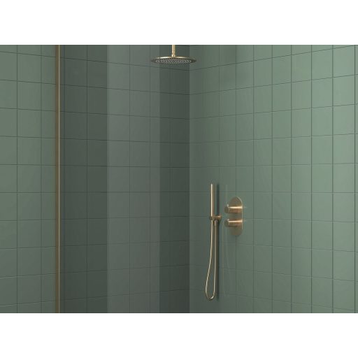 Zuhanygégecső 150 cm, műanyag 913.60GLB, gold