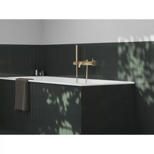 Zuhanygégecső 150 cm, műanyag 913.60GLB, gold