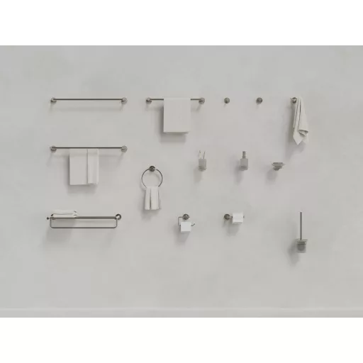 Kona KN 400.30SSB WC-papír-tartó, szálcsiszolt rozsdamentes acél