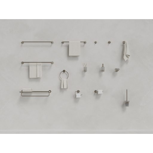 Kona KN 401.30SSB WC-papír-tartó, szálcsiszolt rozsdamentes acél