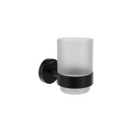 Kona KN 210.20BLM pohártartó üvegpohárral, matt fekete