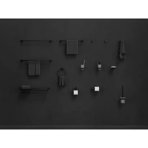 Kona KN 231.20BLM szappanadagoló-tartó adagolóval, matt fekete