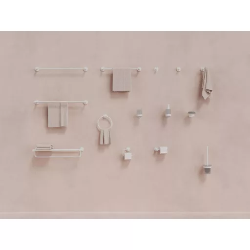 Kona KN 400.10WHM WC-papír-tartó, matt fehér