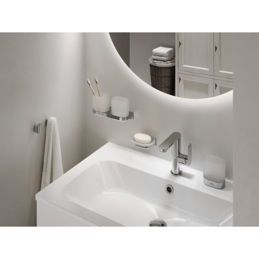 Chrome CR II 220.00CR pohártartó üvegpoharakkal, króm