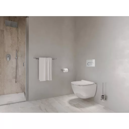 Chrome CR II 410.00CR WC-kefe-tartó kefével és tartállyal, króm