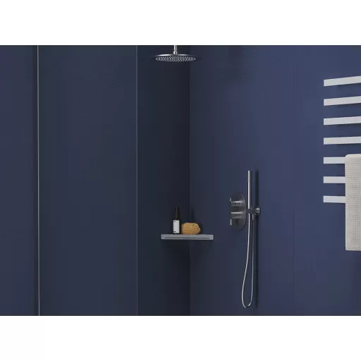 Fali kiállás integrált zuhanyrózsa tartóval 706.00CR, króm