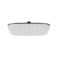 Fejzuhany ABS, szögletes, 250mm 983.10CR/WH, króm/ fehér