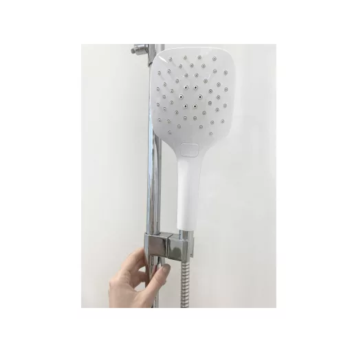 Kézizuhany Air, 3 funkcióss 120mm 958.10CR/WH, króm/fehér