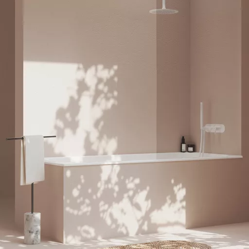 Esőztető zuhanyfej köralakú, 250 mm 980.10WV, White Velvet