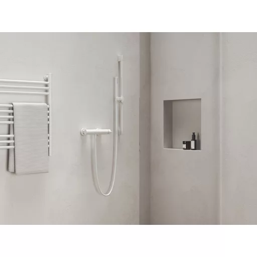 Állítható zuhanytartó rúd 70 cm 974.10WV, White Velvet