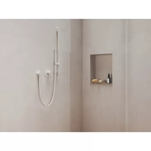 Állítható zuhanytartó rúd 70 cm 974.10WV, White Velvet