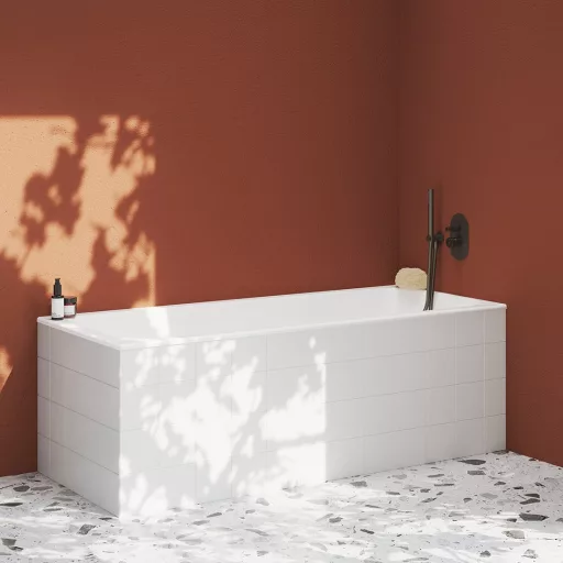 Fali kiállás integrált zuhanyrózsa tartóval 706.20GB, grafit