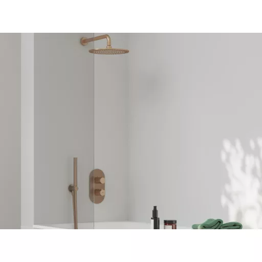 Esőztető zuhanyfej köralakú, 250 mm 980.60RGB, rose gold