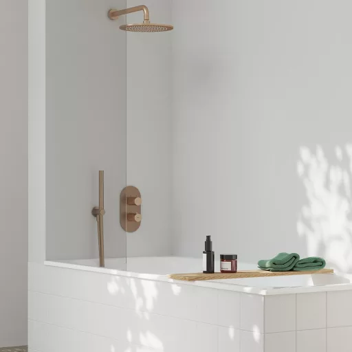 Esőztető zuhanyfej köralakú, 250 mm 980.60RGB, rose gold