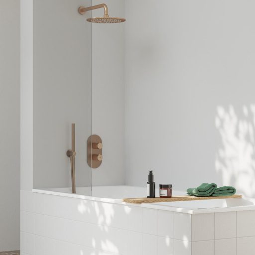 Fali csatlakozó zuhanyfejhez 702.61RGB, rose gold