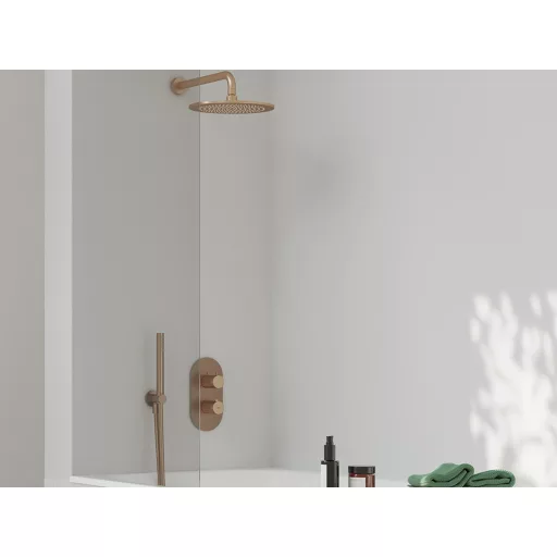 Fali csatlakozó zuhanyfejhez 702.61RGB, rose gold
