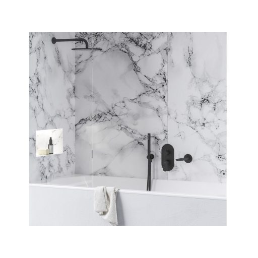 Eleganta vízfeltöltő falikar kádhoz EL 027.20BLM, matt fekete