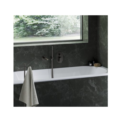 Eleganta vízfeltöltő falikar kádhoz EL 027.20GB, grafit