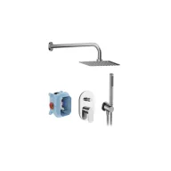   Chrome II falsík alatti zuhanyszett CR II 090.01CR.O2.RB070, króm