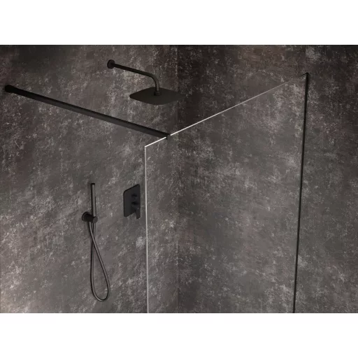 Flat falsík alatti zuhanyszett FL 090.21BLM.O2.RB072, matt fekete