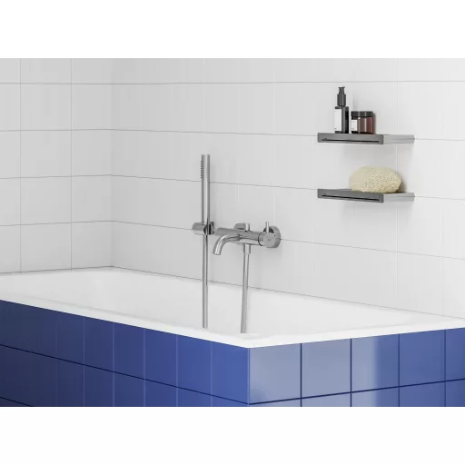 Espirit fali kádcsaptelep szettel, króm ES 022.00CR+S