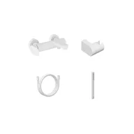 Eleganta fali kádcsaptelep szettel, fehér EL 022.10WV+S