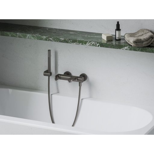 Eleganta fali kádcsaptelep szettel, grafit EL 022.20GB+S