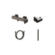   Eleganta fali zuhanycsaptelep szett nélkül, grafit EL 032.20GB+S