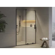RODP2 110 zuhanyajtó fekete+transparent
