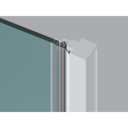 COOL! COSD1-90 zuhanyajtó matt fehér+transparent