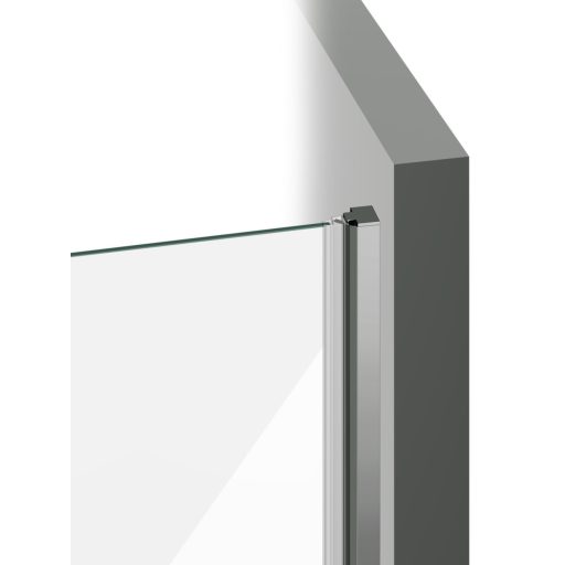 COOL! COSD2-100 zuhanyajtó krómhatású+transparent