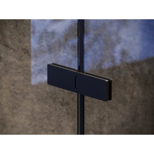 COOL! COSD2-110 zuhanyajtó fekete+transparent