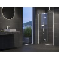 COOL! COSD2-110 zuhanyajtó matt fehér+transparent