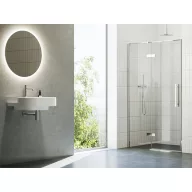 COOL! COSD2-120 zuhanyajtó krómhatású+transparent