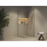 RORV2 80x80 zuhanykabin krómhatású+transparent