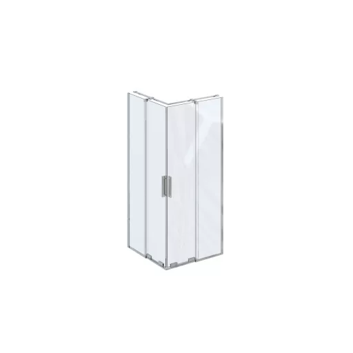RORV2 80x80 zuhanykabin krómhatású+transparent
