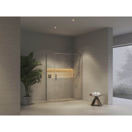 ROPS 90 fix oldalfal krómhatású+transparent