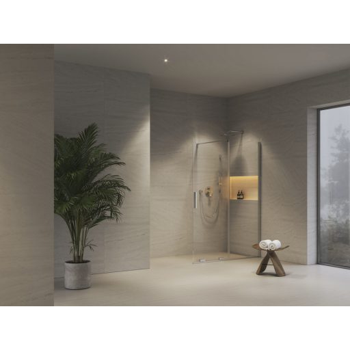 ROWI 100 zuhanykabin krómhatású+transparent