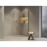 ROWI 110 zuhanykabin krómhatású+transparent