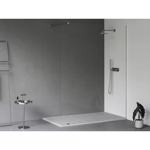 Slate Pro zuhanytálca 140x90 Smoke Grey