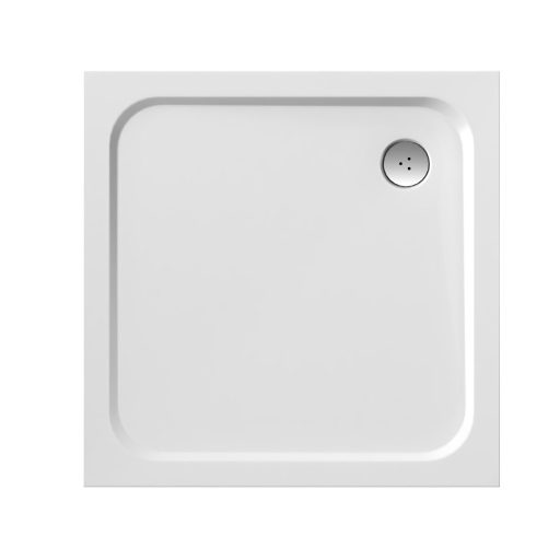 Perseus Pro Chrome 80x80 zuhanytálca fehér